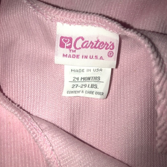 Vtg Carter’s girls corduroy overall romper NWT - Picture 3 of 4